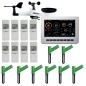 Preview: HP1000SE PRO Weather Station WiFi + Live Data Access Worldwide Home Climate Set (includes 8 x DP50 Temperature/Humidity, 8 x DP100 Soil Moisture)